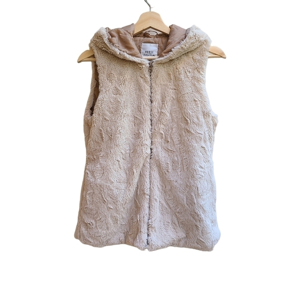 Ladies House Vest with Teddy Bear Ears, Size Small - Picture 3 of 8